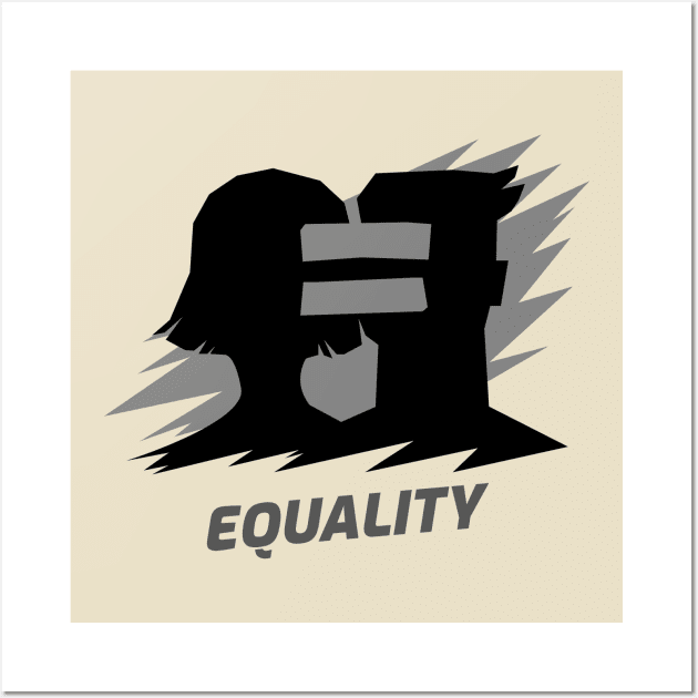 Equal Rights T-Shirts Wall Art by BeeZeeBazaar